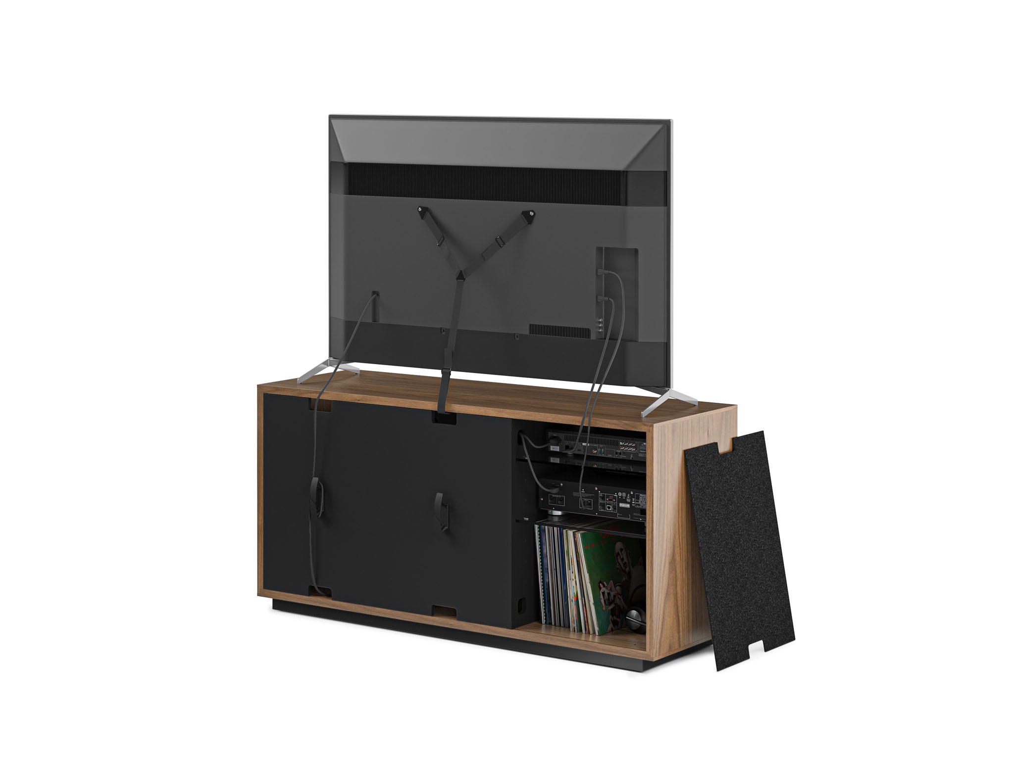 BDI Living Room Profile 8477 Media + Storage Console 8477 WL